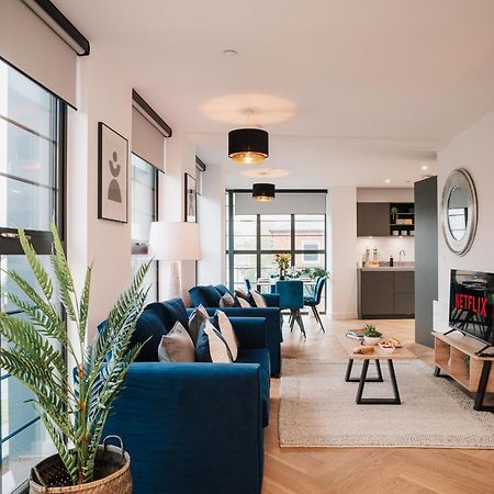 Luxury City & Canal View Stylish Pad, Family, Contractors, Fast Wifi Birmingham Buitenkant foto